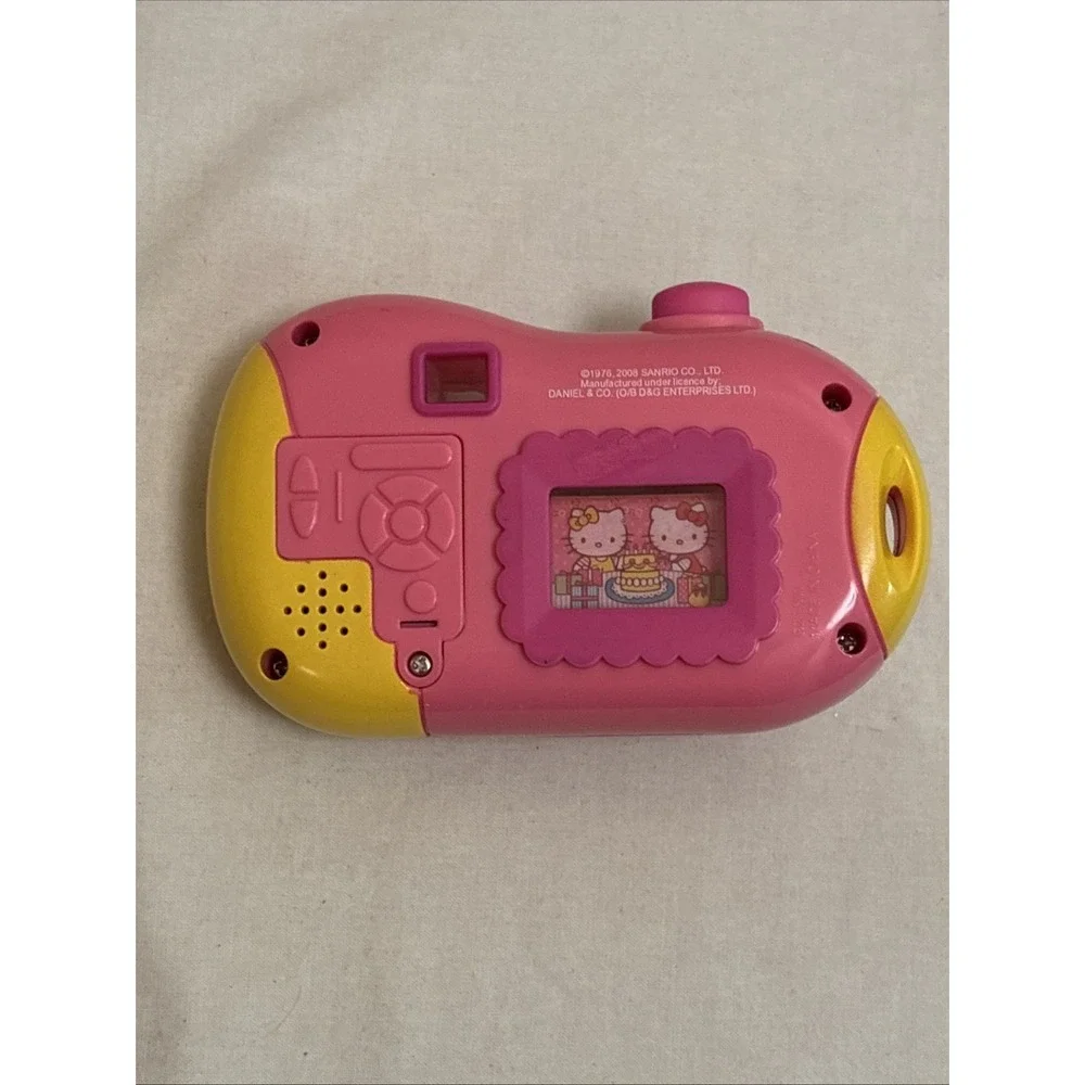 2008 Hello Kitty Sanrio Pink Toy Camera Daniel & Co Interactive Electronic Toy